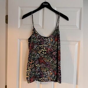 Gap Floral Print Spaghetti Strap Top